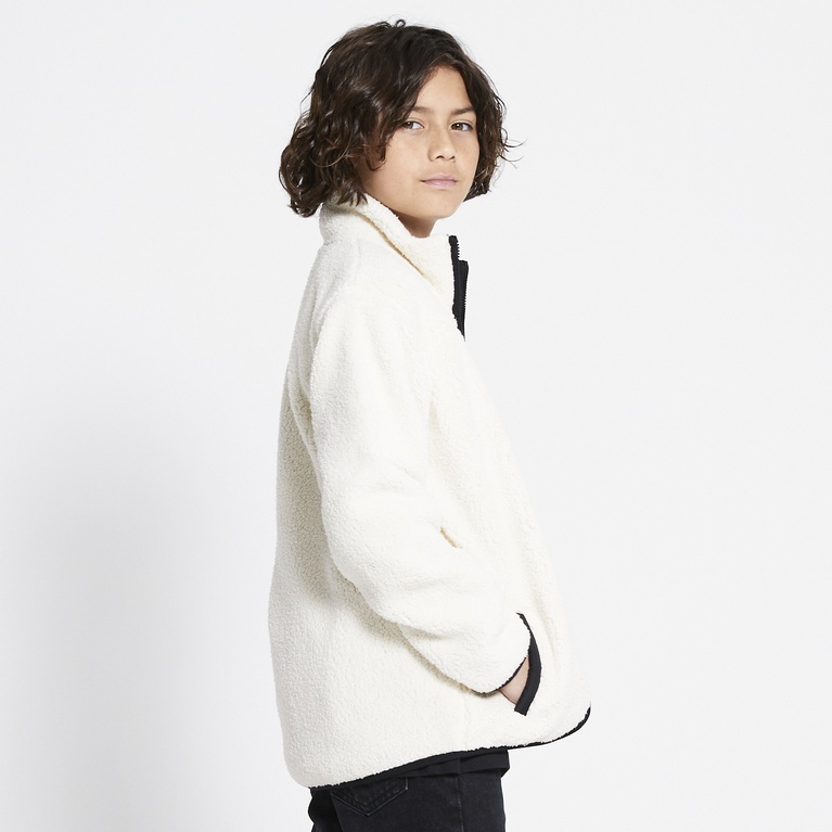 Pile jacket "Edor Star" Off white